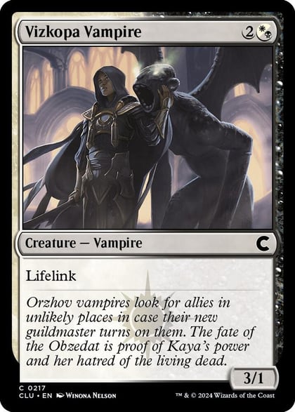 Vizkopa Vampire, Ravnica: Clue Edition 217