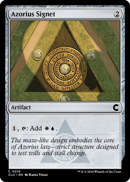 Azorius Signet, Ravnica: Clue Edition 219