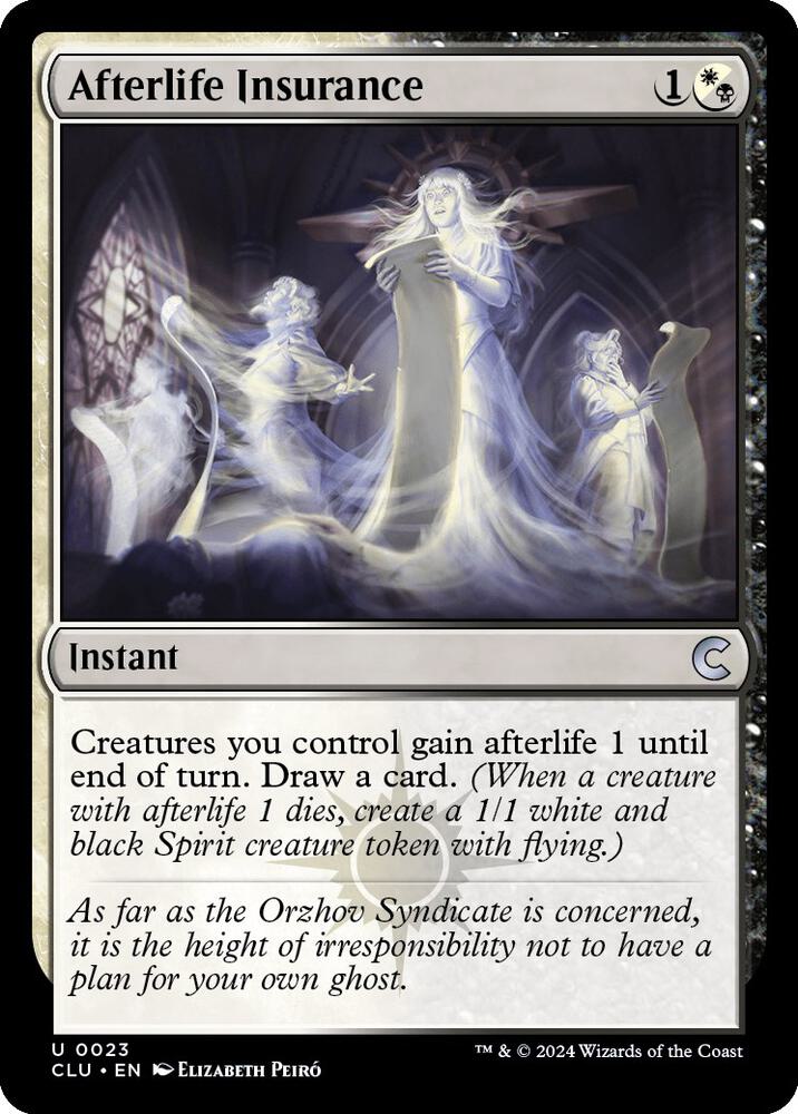 Afterlife Insurance, Ravnica: Clue Edition 23