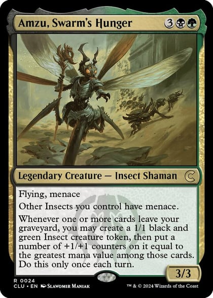 Amzu, Swarm's Hunger, Ravnica: Clue Edition 24