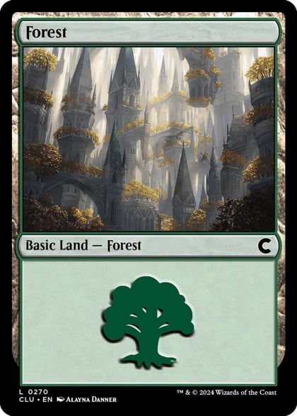 Forest (0270), Ravnica: Clue Edition 270