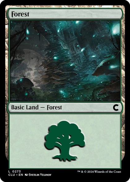Forest (0273), Ravnica: Clue Edition 273