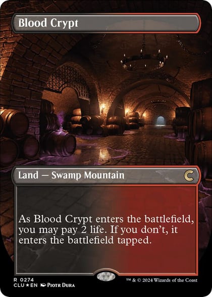 Blood Crypt (Borderless), Ravnica: Clue Edition 274