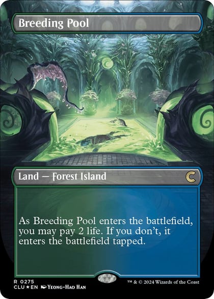 Breeding Pool (Borderless), Ravnica: Clue Edition 275
