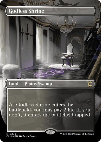 Godless Shrine (Borderless), Ravnica: Clue Edition 276