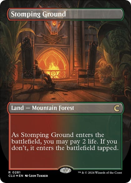 Stomping Ground (Borderless), Ravnica: Clue Edition 281