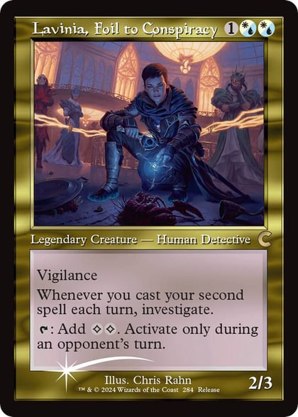 Lavinia, Foil to Conspiracy (Retro Frame), Ravnica: Clue Edition 284