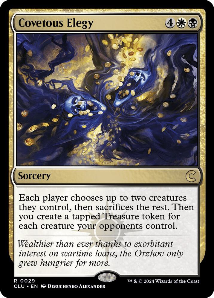 Covetous Elegy, Ravnica: Clue Edition 29