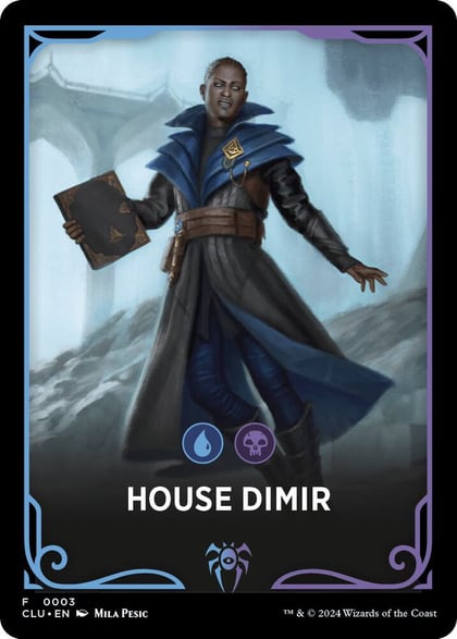 House Dimir Theme Card, Ravnica: Clue Edition 3