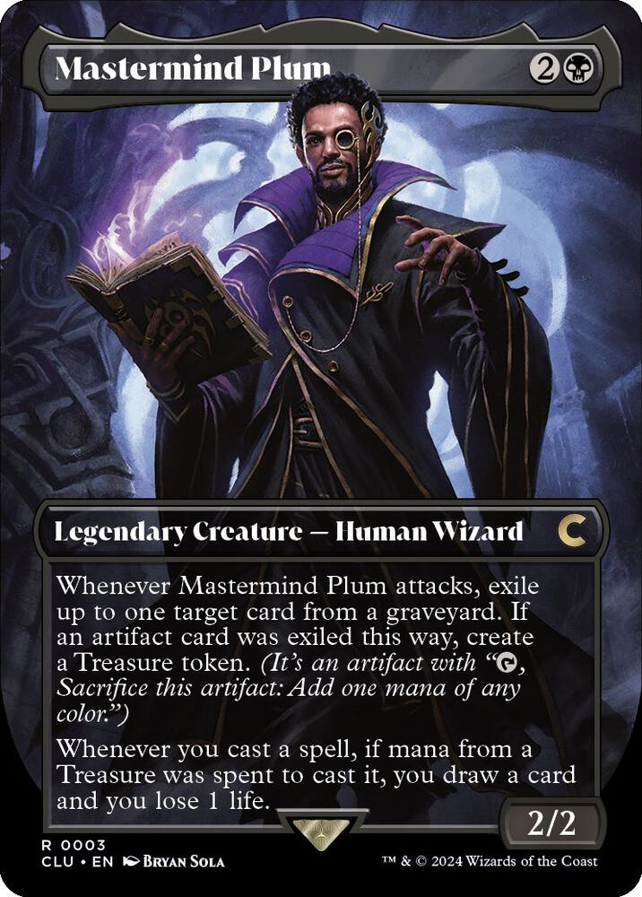 Mastermind Plum (Borderless), Ravnica: Clue Edition 3
