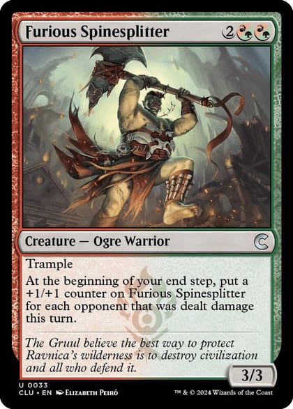Furious Spinesplitter, Ravnica: Clue Edition 33