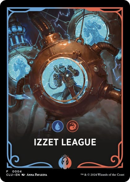 Izzet League Theme Card, Ravnica: Clue Edition 4