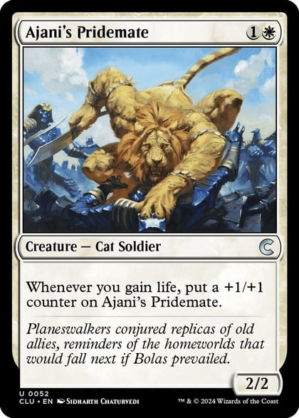 Ajani's Pridemate, Ravnica: Clue Edition 52