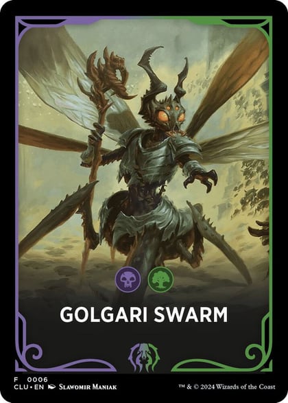 Golgari Swarm Theme Card, Ravnica: Clue Edition 6
