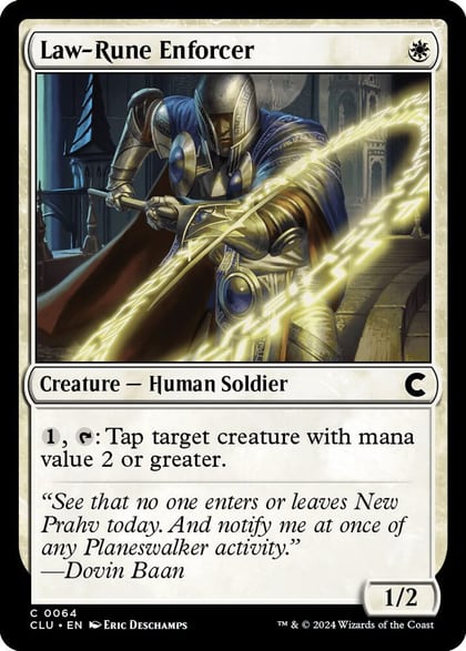 Law-Rune Enforcer, Ravnica: Clue Edition 64