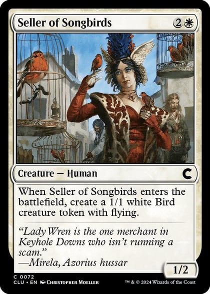 Seller of Songbirds, Ravnica: Clue Edition 72