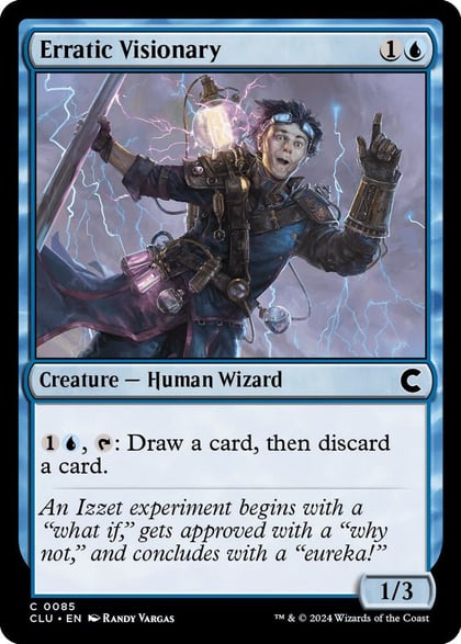 Erratic Visionary, Ravnica: Clue Edition 85