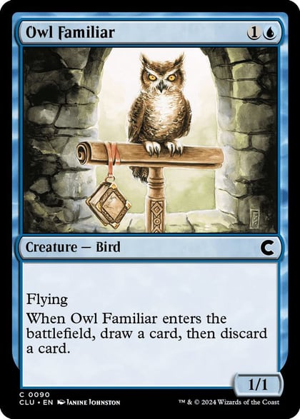 Owl Familiar, Ravnica: Clue Edition 90
