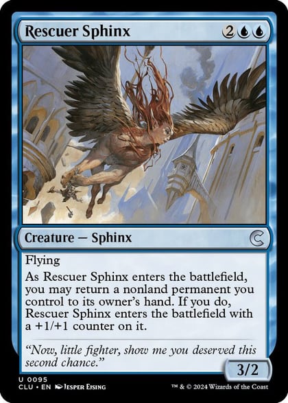 Rescuer Sphinx, Ravnica: Clue Edition 95