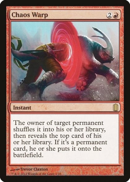 Chaos Warp, Commander's Arsenal 1