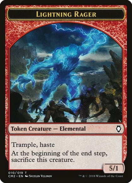 Lightning Rager Token, Commander Anthology Volume II 10