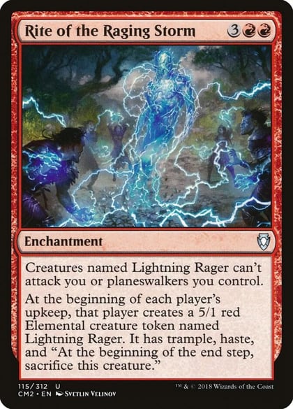 Rite of the Raging Storm, Commander Anthology Volume II 115