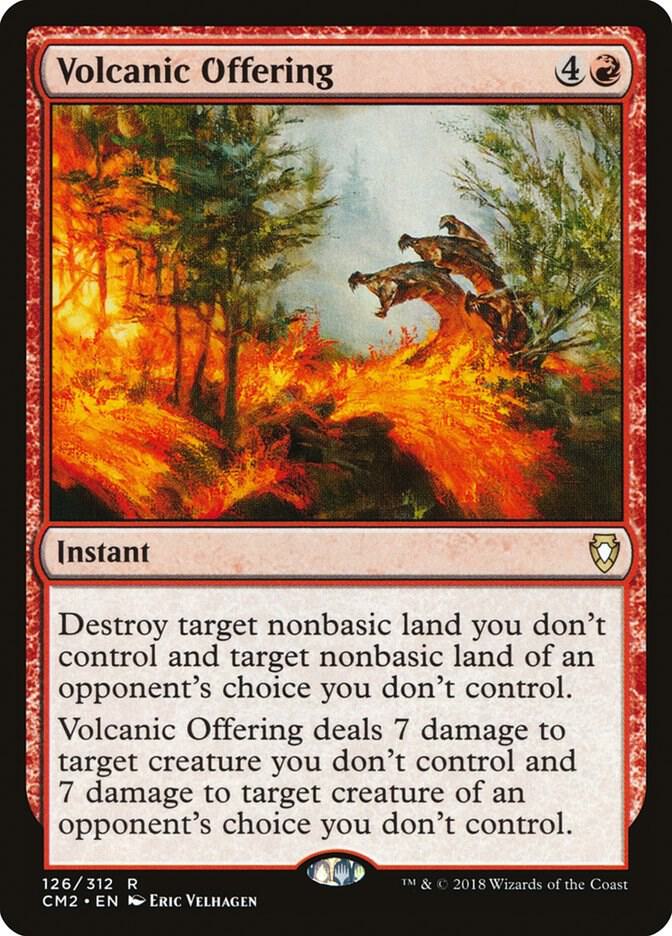 Volcanic Offering, Commander Anthology Volume II 126