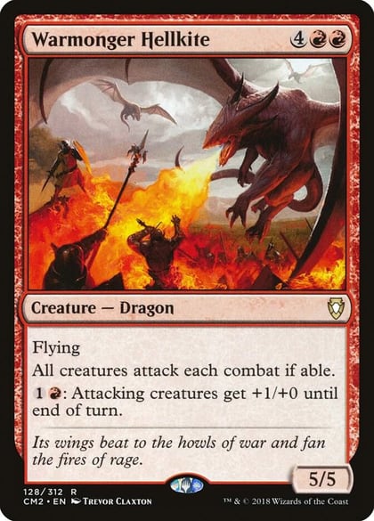 Warmonger Hellkite, Commander Anthology Volume II 128