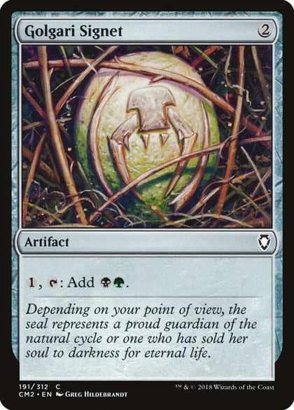 Golgari Signet (191), Commander Anthology Volume II 191