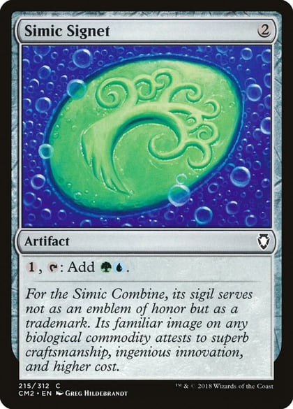 Simic Signet (215), Commander Anthology Volume II 215