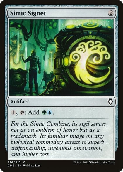 Simic Signet (216), Commander Anthology Volume II 216