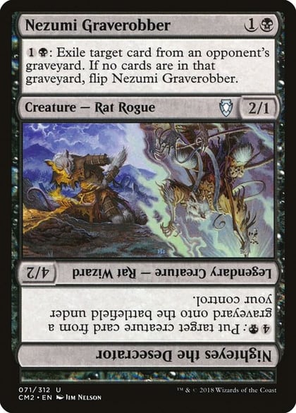 Nezumi Graverobber // Nighteyes the Desecrator, Commander Anthology Volume II 71
