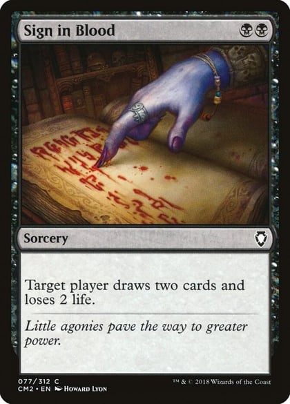 Sign in Blood, Commander Anthology Volume II 77