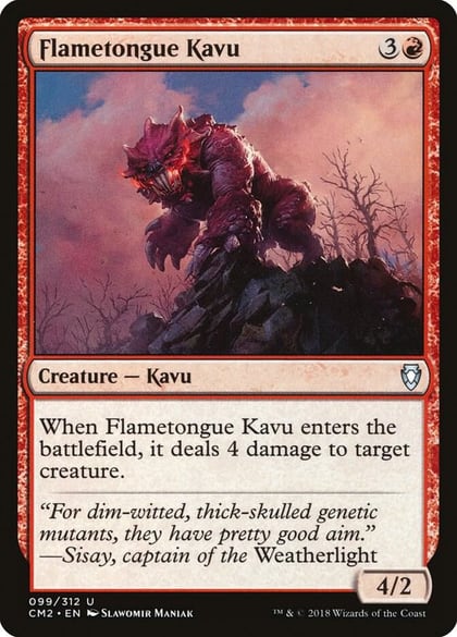 Flametongue Kavu, Commander Anthology Volume II 99