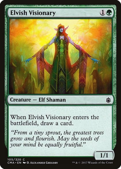 Elvish Visionary, Commander Anthology 105