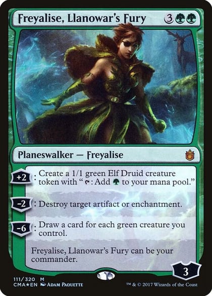 Freyalise, Llanowar's Fury, Commander Anthology 111