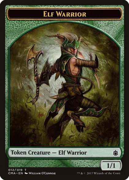 Elf Warrior Token (012), Commander Anthology 12