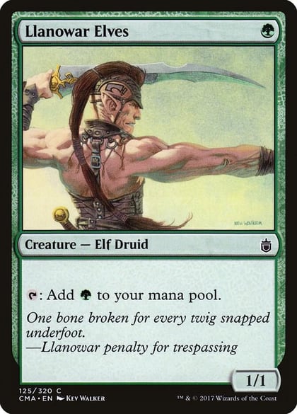 Llanowar Elves, Commander Anthology 125