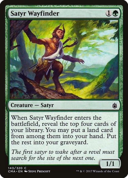 Satyr Wayfinder, Commander Anthology 143