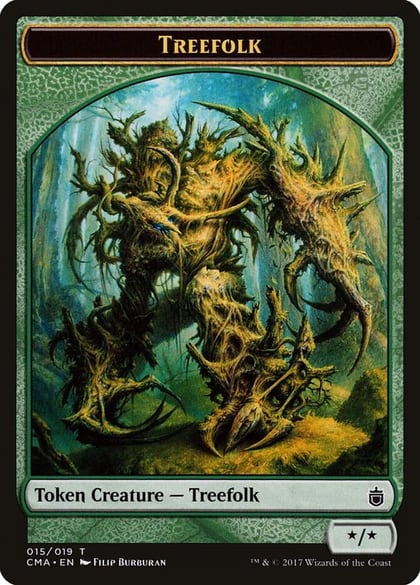 Treefolk Token (015), Commander Anthology 15