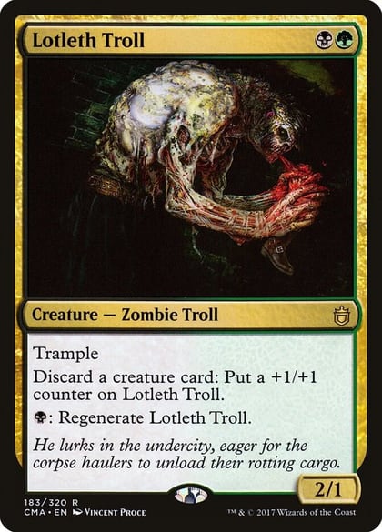 Lotleth Troll, Commander Anthology 183