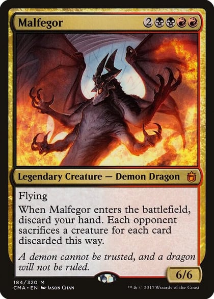 Malfegor, Commander Anthology 184