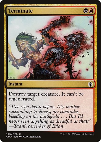 Terminate, Commander Anthology 195