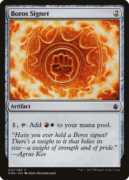 Boros Signet, Commander Anthology 212
