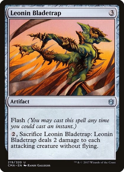 Leonin Bladetrap, Commander Anthology 219