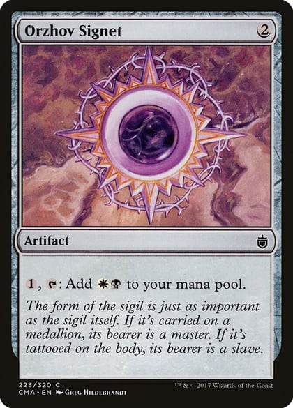 Orzhov Signet, Commander Anthology 223