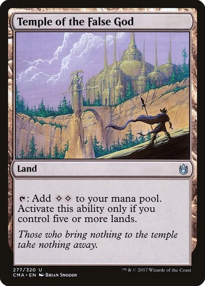 Temple of the False God, Commander Anthology 277
