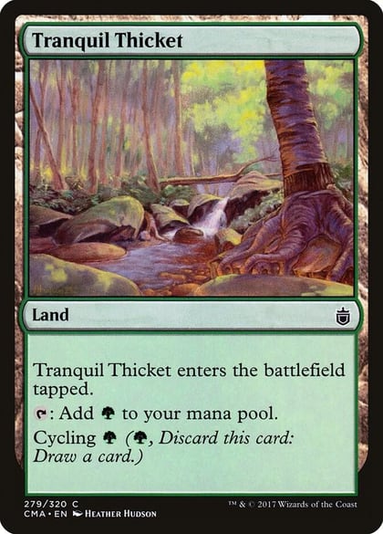 Tranquil Thicket, Commander Anthology 279