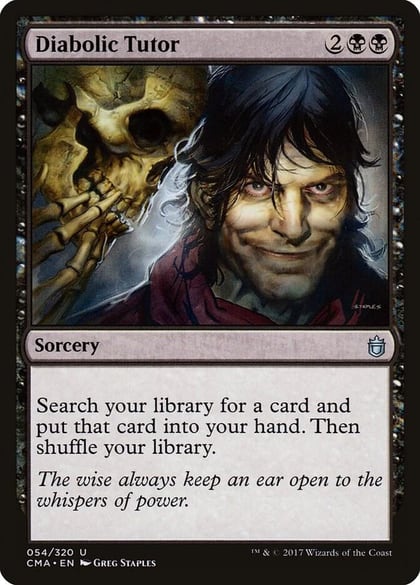 Diabolic Tutor, Commander Anthology 54