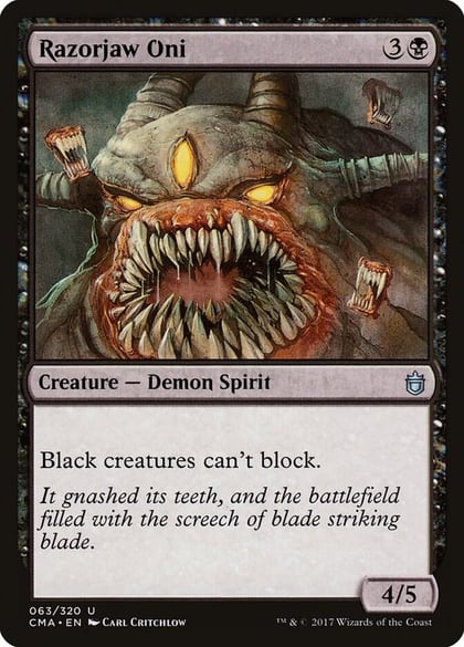 Razorjaw Oni, Commander Anthology 63